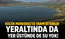 KÜÇÜK MENDERES’TE TARIM BİTEBİLİR YERALTINDA DA YER ÜSTÜNDE DE SU YOK!