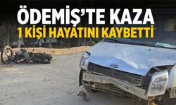 Ödemiş’te kaza 1 kişi hayatını kaybetti
