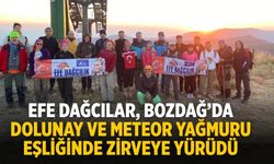 Efe Dağcılar, Bozdağ’da Dolunay ve Meteor Yağmuru Eşliğinde Zirveye Yürüdü