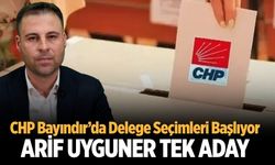 CHP Bayındır’da Delege Seçimleri Başlıyor Arif Uyguner Tek Aday