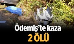 Ödemiş’te kaza 2 ölü