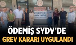 Ödemiş SYDV’de Grev Kararı Uygulandı