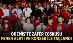 Ödemiş’te Zafer Coşkusu Fener Alayı ve Konser ile taçlandı