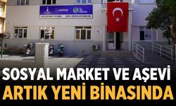 Sosyal market ve aşevi artık yeni binasında