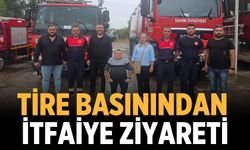 TİRE BASININDAN İTFAİYE ZİYARETİ