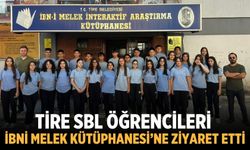 Tire SBL Öğrencileri İbni Melek Kütüphanesi’ne Ziyaret etti