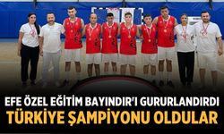 Efe Özel Eğitim Bayındır'ı Gururlandırdı Türkiye Şampiyonu Oldular