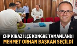 CHP Kiraz İlçe Kongre tamamlandı Mehmet Orhan Başkan seçildi