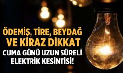 ÖDEMİŞ, TİRE, BEYDAĞ VE KİRAZ DİKKAT