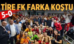 TİRE FK FARKA KOŞTU 5-0