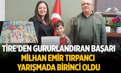 Tire’den Gururlandıran Başarı Milhan Emir Tırpancı Yarışmada Birinci oldu