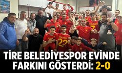 Tire Belediyespor Evinde Farkını Gösterdi: 2-0