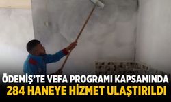 Ödemiş’te Vefa Programı Kapsamında 284 Haneye Hizmet Ulaştırıldı