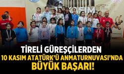 Tireli Güreşçilerden 10 Kasım Atatürk’ü Anma Turnuvası’nda Büyük Başarı!