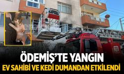 ÖDEMİŞ’TE YANGIN