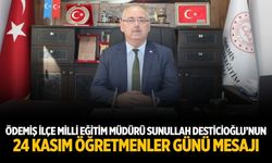 Desticioğlu’ndan Öğretmenlere Anlamlı Mesaj