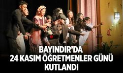 Bayındır’da 24 Kasım Öğretmenler Günü kutlandı