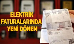 Elektrik faturalarında  yeni dönem