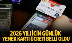 2026 yılı için günlük yemek kartı ücreti belli oldu