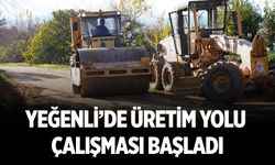 Yeğenli’de üretim yolu çalışması başladı