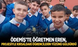 Ödemiş’te Öğretmen Eren, projesiyle kırsaldaki öğrencilerin yüzünü güldürdü