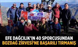 Efe Dağcılık’ın 40 sporcusundan  Bozdağ Zirvesi’ne Başarılı Tırmanış