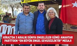 Kiraz’da 3 Aralık Dünya Engelliler Günü: Anahtar Parti’den “En Büyük Engel Sevgisizliktir” Mesajı