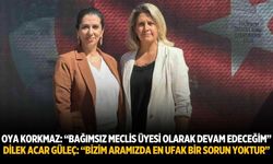 OYA KORKMAZ: “BAĞIMSIZ MECLİS ÜYESİ OLARAK DEVAM EDECEĞİM”