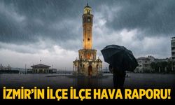 İzmir’in İlçe ilçe hava raporu!