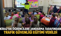 Kiraz’da Öğrencilere Jandarma tarafından Trafik Güvenliği Eğitimi Verildi