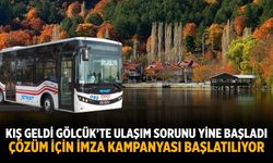 KIŞ GELDİ GÖLCÜK’TE ULAŞIM SORUNU YİNE BAŞLADI