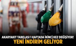 Akaryakıt tabelası 1 haftada ikinci kez değişiyor! Yeni indirim geliyor