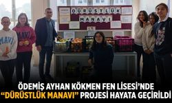 Ödemiş Ayhan Kökmen Fen Lisesi’nde “Dürüstlük Manavı” Projesi Hayata Geçirildi