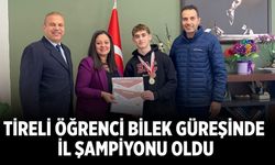 Tireli Öğrenci Bilek Güreşinde İl Şampiyonu Oldu