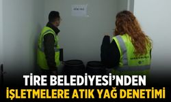 Tire Belediyesi’nden işletmelere atık yağ denetimi