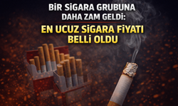 Bir sigara grubuna daha zam geldi: En ucuz sigara fiyatı belli oldu