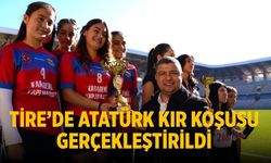 Tire’de Atatürk Kır Koşusu gerçekleştirildi