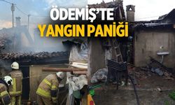 Ödemiş’te Yangın Paniği