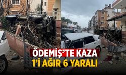 Ödemiş’te Kaza 1’i ağır 6 Yaralı