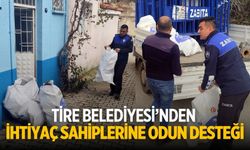 Tire Belediyesi’nden ihtiyaç sahiplerine Odun Desteği