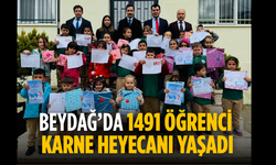 Beydağ’da 1491 Öğrenci Karne Heyecanı Yaşadı