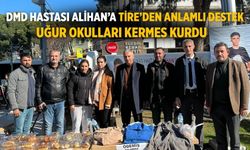 DMD HASTASI ALİHAN’A TİRE’DEN ANLAMLI DESTEK UĞUR OKULLARI KERMES KURDU