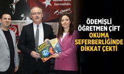 Ödemişli öğretmen Çift Okuma Seferberliğinde Dikkat Çekti