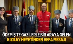 Ödemiş’te Gazilerle Bir Araya Gelen Kızılay Heyetinden Vefa Mesajı