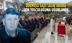 Ödemişli Gazi Salih Akdağ Son Yolculuğuna Uğurlandı