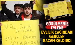 Görülmemiş eylem! Evlilik çağındaki gençler kazan kaldırdı