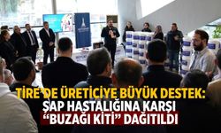 Tire’de Üreticiye Büyük Destek: Şap Hastalığına Karşı “Buzağı Kiti” Dağıtıldı