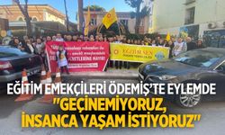 Eğitim Emekçileri Ödemiş’te Eylemde "Geçinemiyoruz, İnsanca Yaşam İstiyoruz"