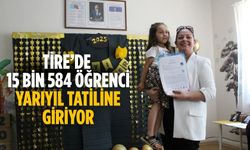 Tire’de 15 Bin 584 Öğrenci Yarıyıl Tatiline Giriyor