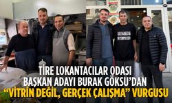 Tire Lokantacılar Odası Başkan Adayı Burak Göksu’dan “Vitrin Değil, Gerçek Çalışma” Vurgusu